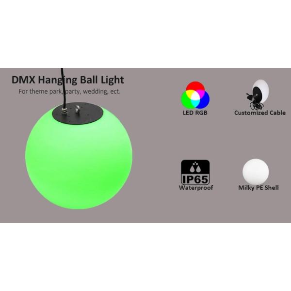Свет 25cm SMD5050 шарика смертной казни через повешение диско 12W DMX512 RGB этапа
