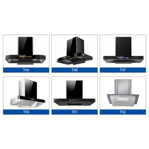 EQVVV Silent Curved Glass Cooker Hood 60cm Rangehood