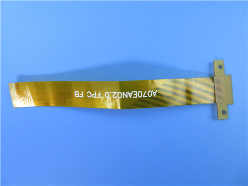 Cu 35um PCB гибкого трубопровода Polyimide 0.15mm двойной, который встали на сторону поверхностный