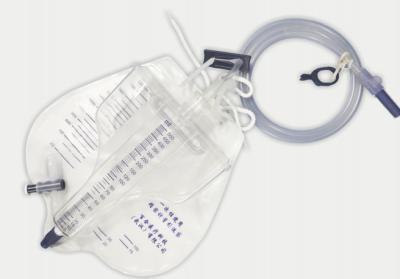 O saco de medida preciso descartável 2000ml da drenagem da urina desperdiça a coleção dos líquidos