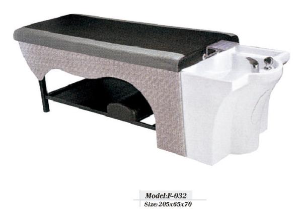 shampoo bed ,shampoo chair ,metal frame base shampoo bed F-032