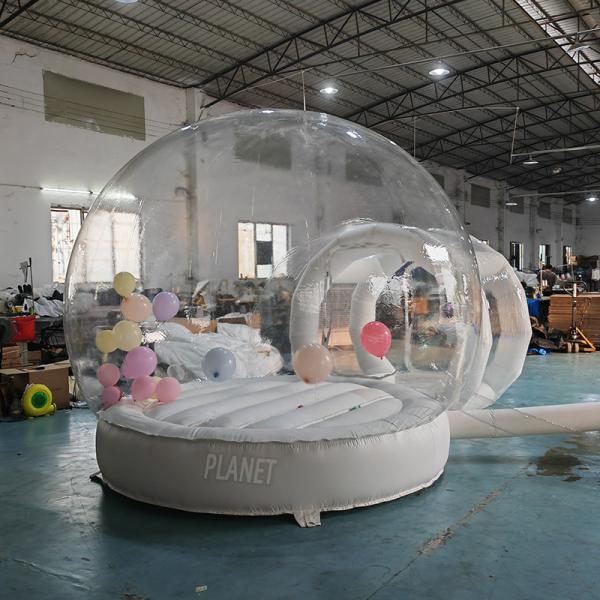 Leão-de-chácara inflável portátil da bolha da barraca da abóbada da bolha do PVC da casa do salto da bolha do partido exterior