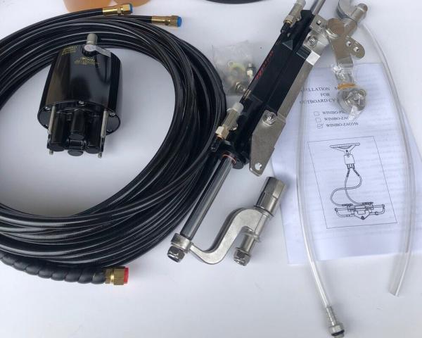 Winibo Outboard Hydraulic Marine Steering Kit To 300 Hp Complete