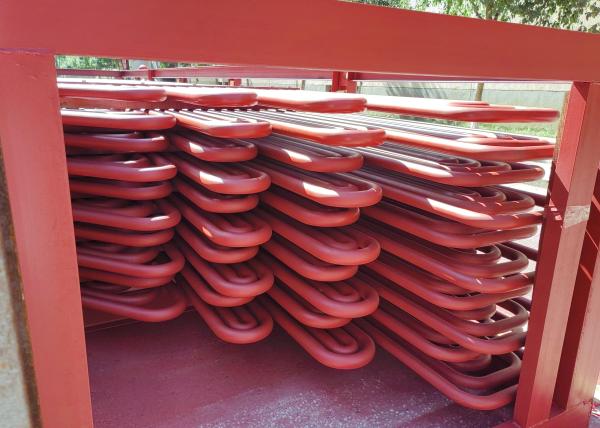 SA192 Superqueimador e Requeimador Pintado bobinas serpentina economizador em usina de energia