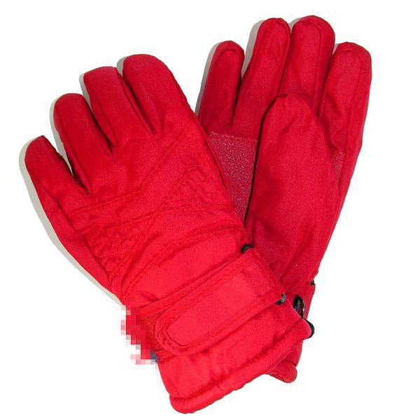 waterproof winter gloves outdoor gloves snow gloves mountain gloves red color adults size polyester fabric