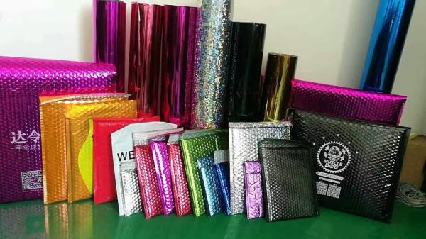 Aluminum Foil Cool Shield Bubble Mailers For Pack And Ship Fruits