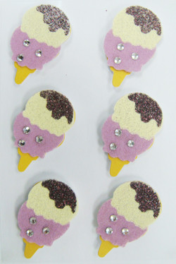 Листы стикера девушек привлекательные Принтабле, стикеры мороженого стен детей