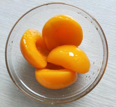 pêssego do amarelo da lata de 425g/15 onça xarope claro/pesado nenhuns preservativos