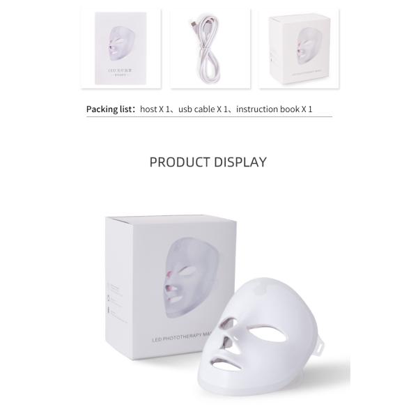 Pdt привело красного света машины подмолаживания кожи терапией фотона 7 цветов оборудование заботы красоты кожи лицевого фотодинамическое