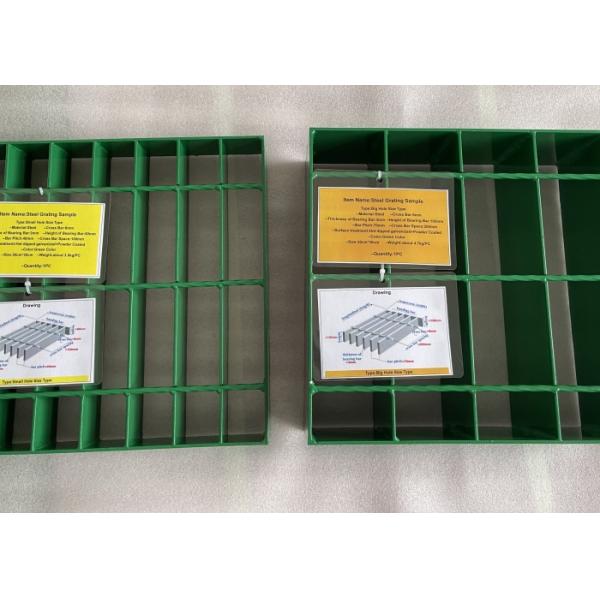 3.1mm Green Powder Coated Steel Grating for Safety Protection