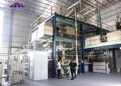 A tela não tecida dos PP Spunbond Meltblown que faz a linha de produção CE de pano da máquina do equipamento certificou