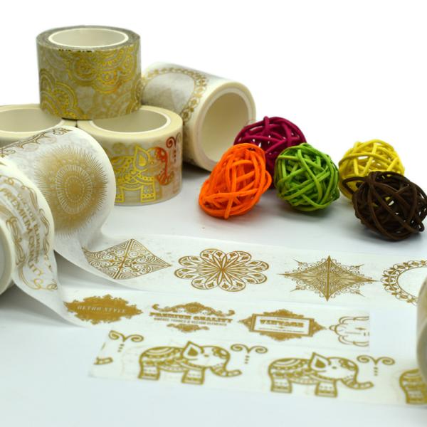 Роскошная золотая лента Washi фольги для ремесел DIY