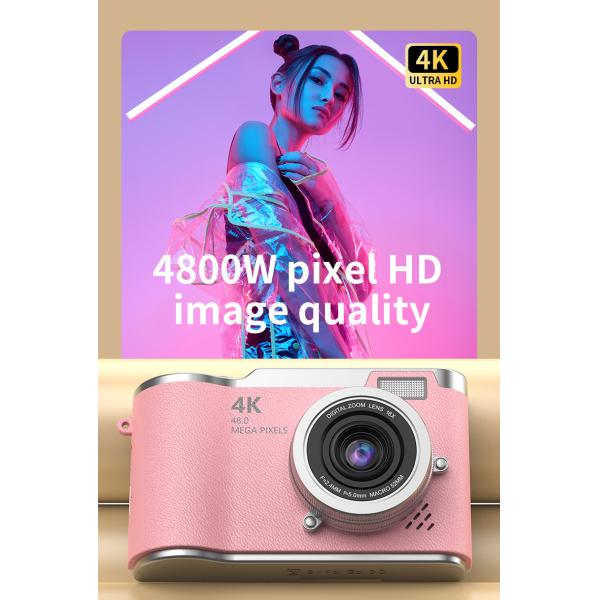 CCD Camera Upgrade Digital Video Camera 50MP Full HD 1080P Compact Camera For Students