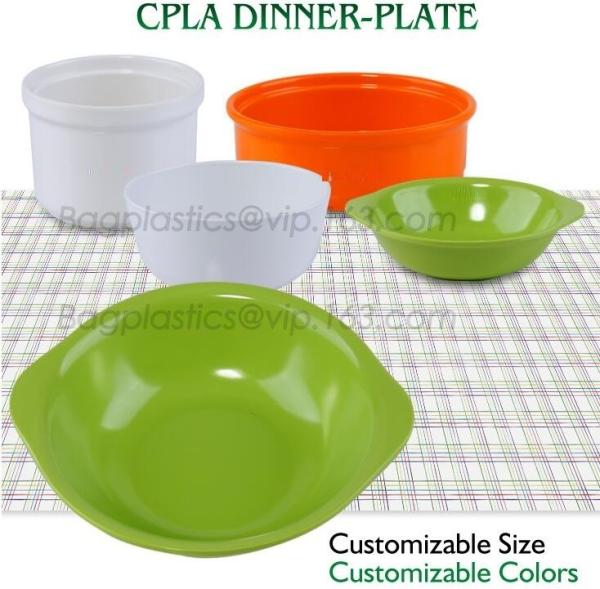 biodegradable plastic melamine fast food 5 compartment divided lunch, hospital food plate, custom disposable food storag
