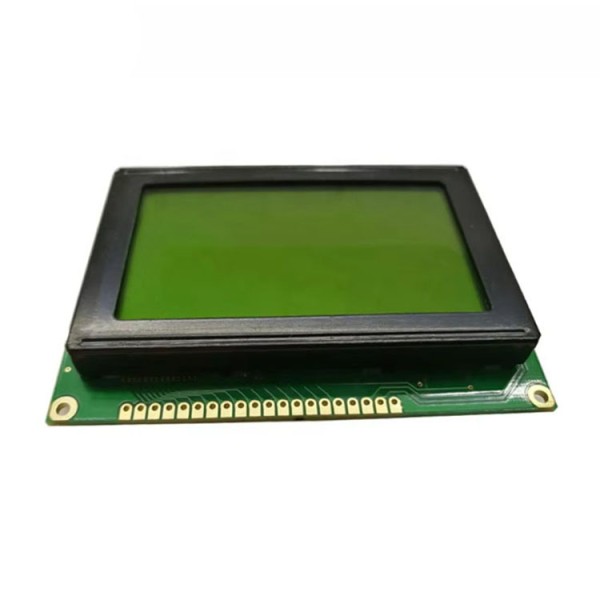 Custom 3-Inch Green STN Type Graphic LCD Screen Module with Male/Female Interface and 128x64 Resolution ST7789 Driver IC