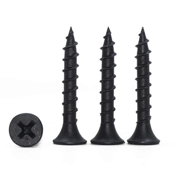 Écroues à paroi sèche en acier à entraînement Phillips 25 mm - 130 mm Écroues en bois à fil grossier
