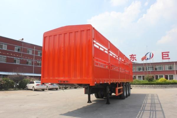 Fence Semi Trailer 3 Axle Stake type Trailers Truck for Cattle Sheep Pig Animal Transport