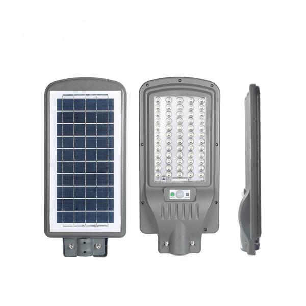 RoHS 150W Solar Powered Outdoor Street Lights Intelligent Radar For Garden