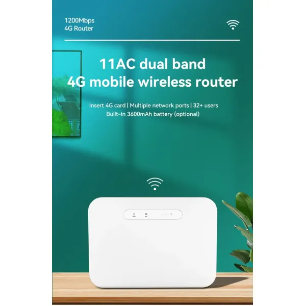 11AC Dual Band 4G Router LTE CPE with Battery