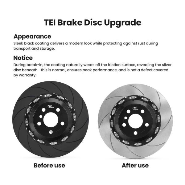 TEI GTS4 Performance Brake Kit 4 Piston Brake Calipers Racing Big Brake Kits for Subaru Impreza STI BRZ