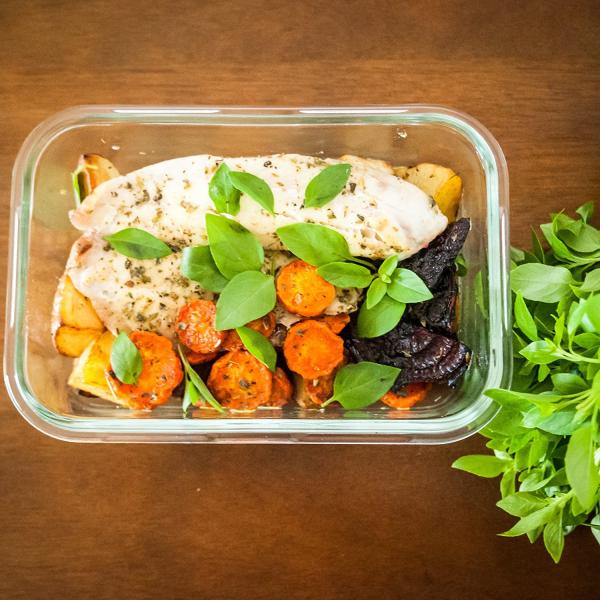 Боросиликат отжал стеклянные коробки для завтрака с запирать крышки