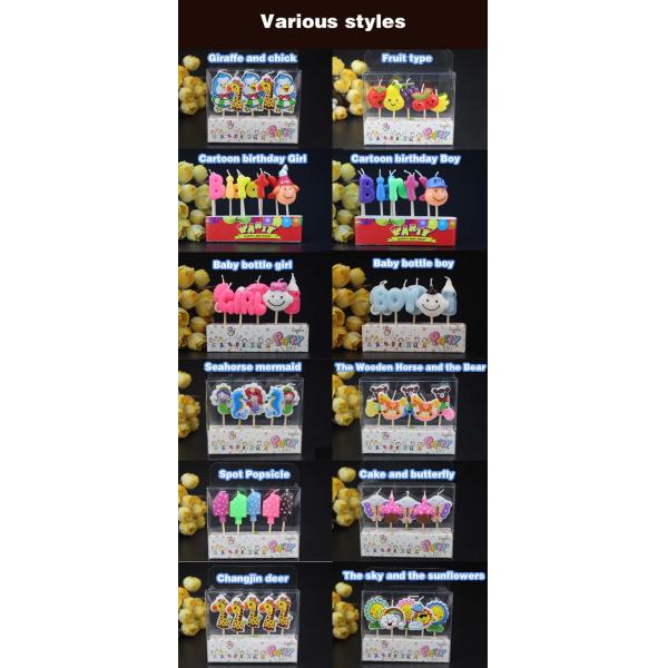 Des bougies en forme de voitures dessinées pour les enfants Décoration de gâteau faite à la main au Mexique