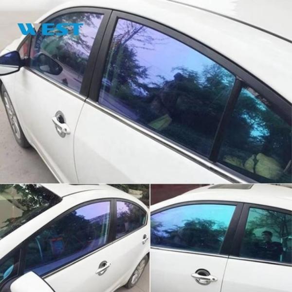 Windscreen Chameleon Window Tint 1x30m/roll Light Blue Chameleon Nano Ceramic Car Window Tint Solar Film