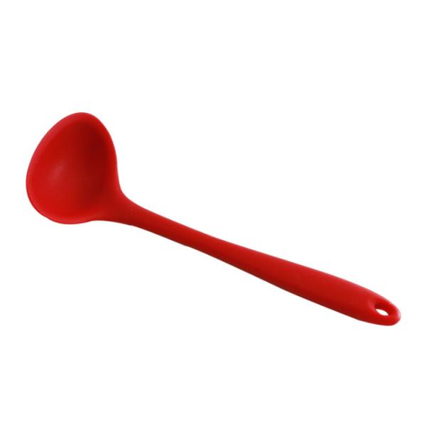 Small 21cm Silicone Mini Spoon Children's Cutlery Kitchen Tools Cooking Spoon