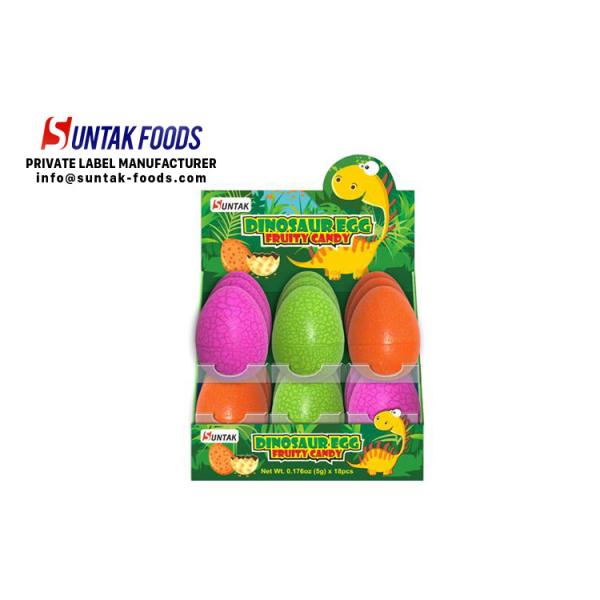 Classic novelty candy toys dinosaur egg jelly bean candy for kids