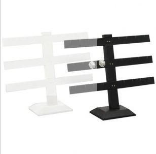 High Strength Acrylic Jewellery Display Stands , Three Floors Earring Holder Stand