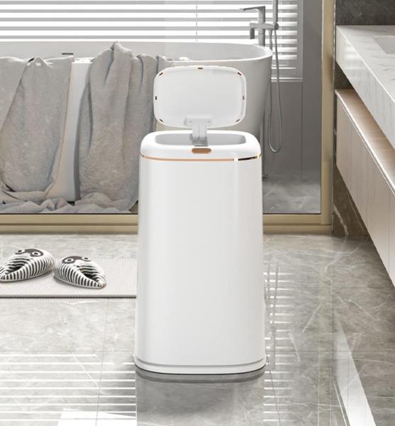 2023 35L Automatic Water-Proof Dustbin Smart Sensor Automatic Kitchen Plastic Smart Trash Can