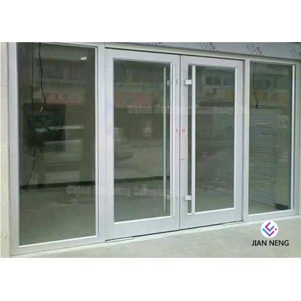 6063 Series Aluminium Sliding Door Profiles , Mill Finish Aluminium Glass Profile For Swing Door