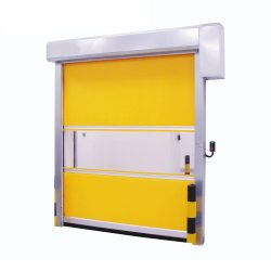 Large Plant Large Engineering High Speed PVC Roll up Door with PVC Fabric and Galvanized Steel Frame
