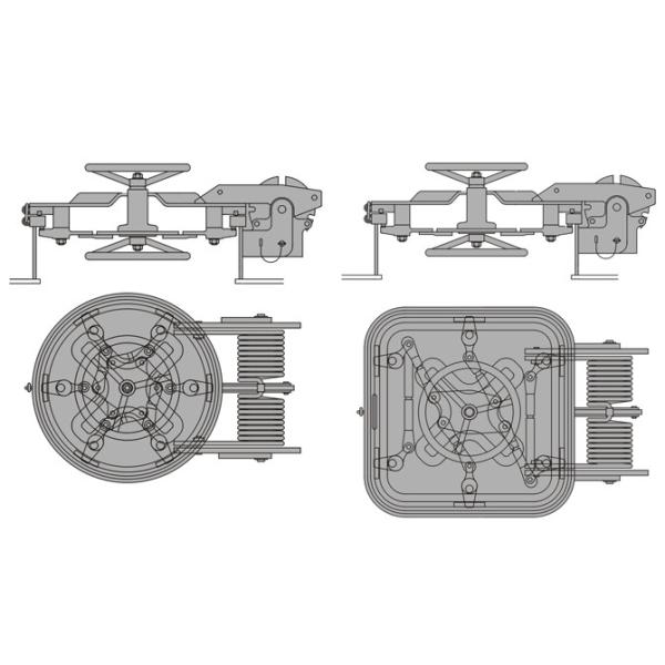 Люковые закрытия палубы морского угла круглого угла стальные водоустойчивые для нефтяного танкера кораблей