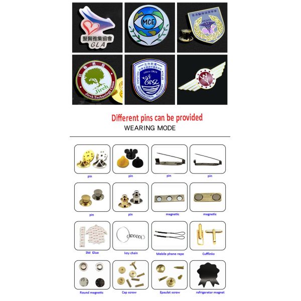 Custom Hard Enamel & Color Epoxy Pins - Magnetic Flower Love Design Metal Badges, Eco-Friendly (Factory Wholesale)