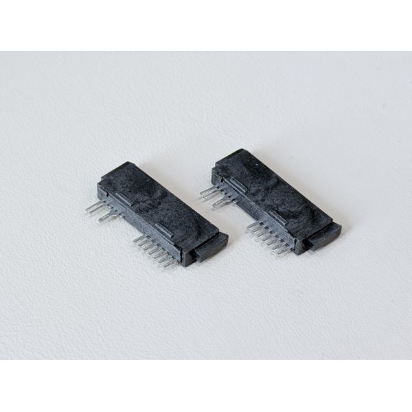 High-Reliability SATA 13Pin 180° Wire Solder Female Connector 1.27mm Pitch | Electrical Signal & Power Terminal Connector for Server, Automotive & Custom Wire Cable Transmission