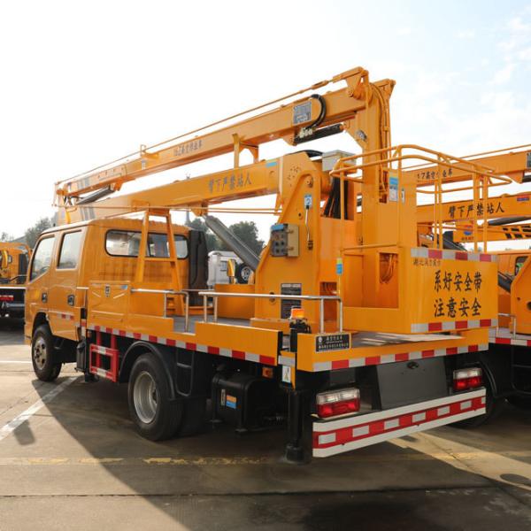 Cheap4x2  14m 25m 35m 45m 65m Bucket Truck Aerial Working Platform Folding Telescopic Boom Aerial Work Platform