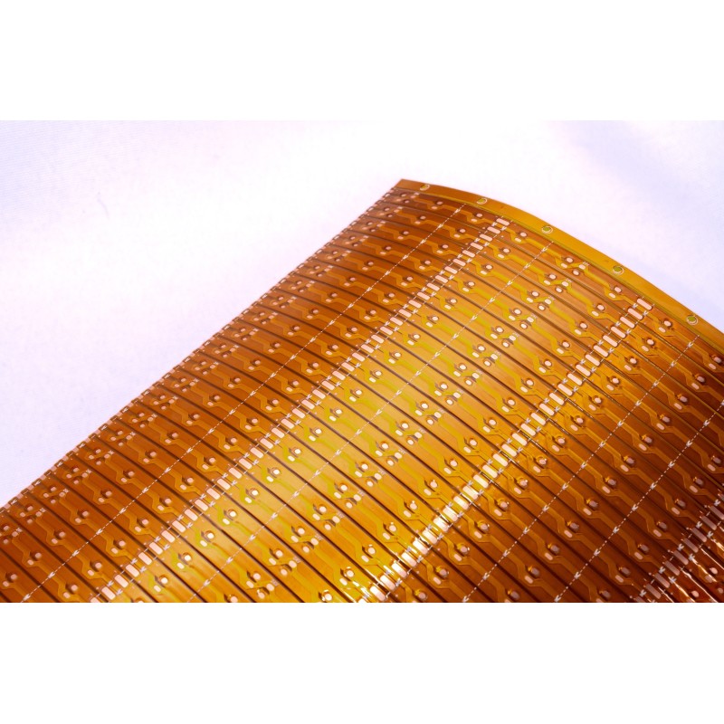 PCB Printed Circuit Board Assembly Double Layer LED Strip with Fire Protection Level V0 and 0.25mm Thickness Flexible PCB for LED Lighting