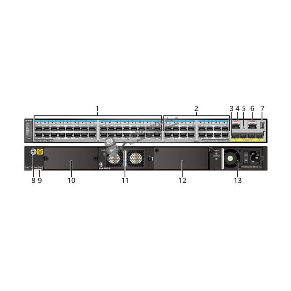 s6720-56c-pwh-si-ac-datasheet 16 MultiGE Port Huawei Network Switch S6720-56C-PWH-SI-AC 10/100/1000 Ports