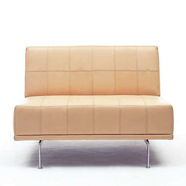 Modern Cream PU Leather Couch Corner Sofa Set / Leather Sectional Sofa