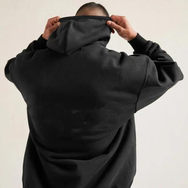                  2023 Blank Hoodie Men′s Custom Embroidered Logo Men′s Thick Unisex Oversized Hoodie             