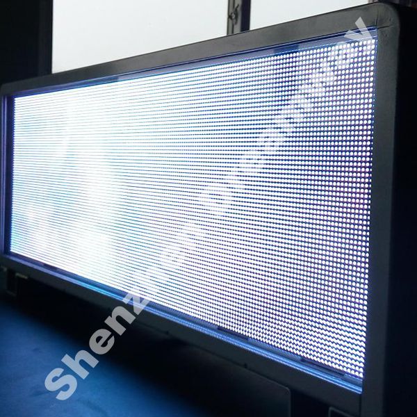 PH 5 SMD 3528 Led Car Display Rectangle Aluminum with 3G Control