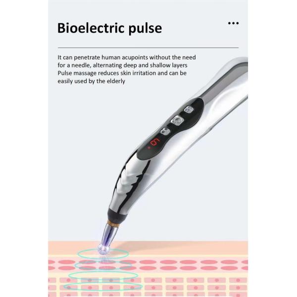 Five Head Oil Battery Model Portable USB Acupoint Massager Pen for Holistic Healing