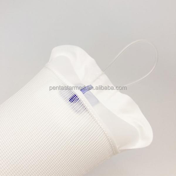 Reusable Fluid Quick Blood Nylon Manual Pressure Infusion Bag with Piston Gauge