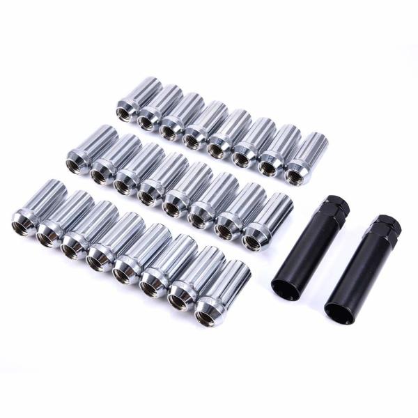 14 X 2mm Thread Size Spline Locking Wheel Lug Nuts 10.9 Grade Heat Treated