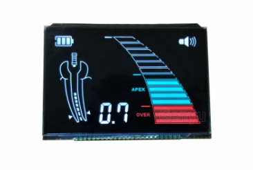 Écran LCD VA noir 25 broches 5.0V 12 heures Transmissif