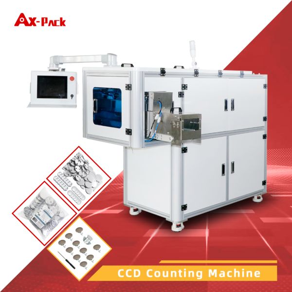 Automatic counting packing machine for plastic parts caps rubber silicone hardware