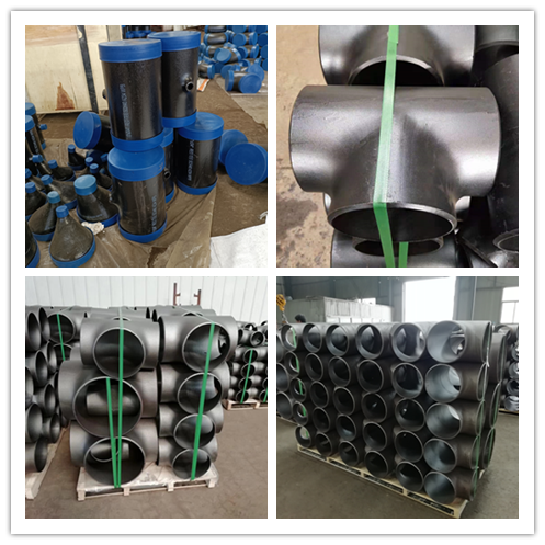 Asme B16.9 SCH 5S Carbon Steel Pipe Fitting Butt Weld Straight / Reducing Tee