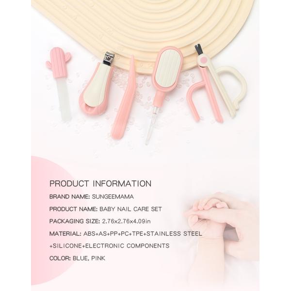 Cactus Shape Baby Nail Care Set Newborn Special Anti Pinch Meat Baby Scissors Safety Nail Clippers Children's Products