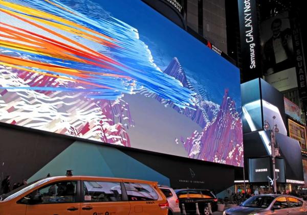 Lease Installation Die-Casting Aluminum Outdoor Advertising LED Display P31.25 High Brightness